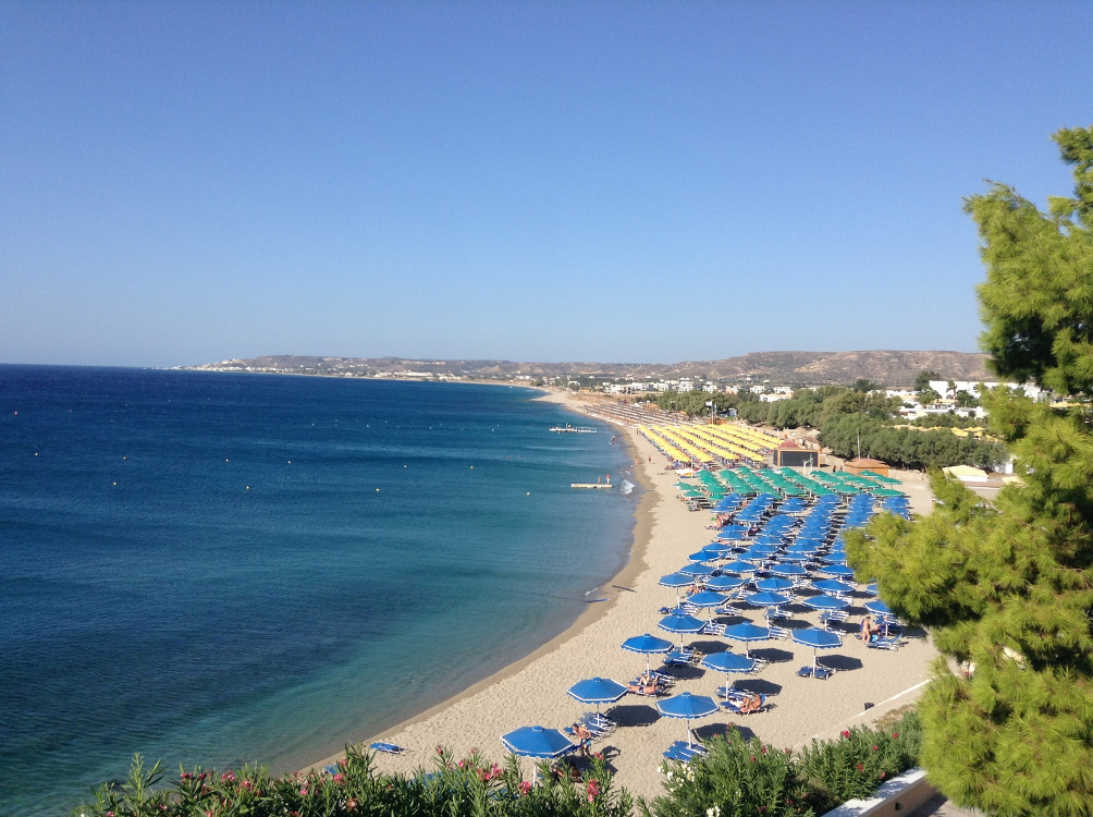 Norida Beach Bucht östlich von Kardamena auf Kos